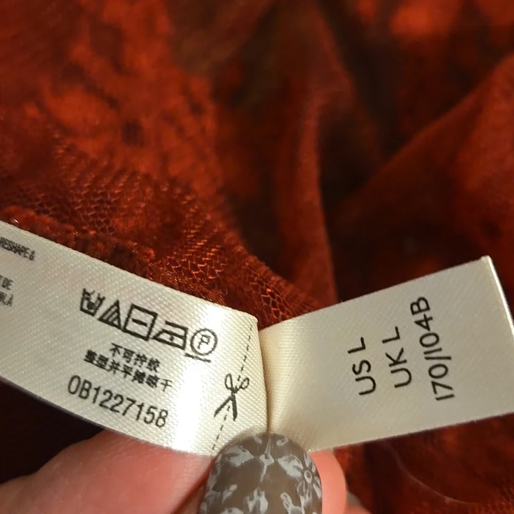 Free People Lady Lux Layering Top - Holly Berry - Picture 5 of 5